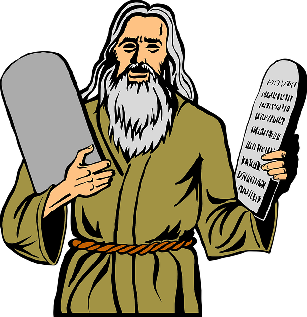 Moses and the ten commandments